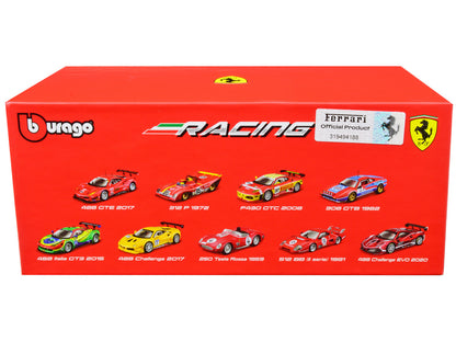 2020 Ferrari 488 Challenge EVO #28 Red with Graphics "Racing" Series 1/43 Diecast Model Car by Bburago by Bburago