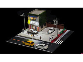 Akina Tofu Shop Diorama Set "American Diorama X G-Fans" Series for 1/64 Scale Models by American Diorama by American Diorama