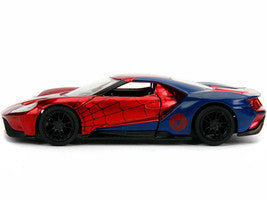 2017 Ford GT "Spider-Man" Theme "Marvel" Series 1/32 Diecast Model Car by Jada by Jada