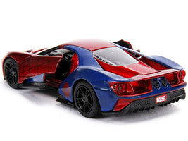 2017 Ford GT "Spider-Man" Theme "Marvel" Series 1/32 Diecast Model Car by Jada by Jada
