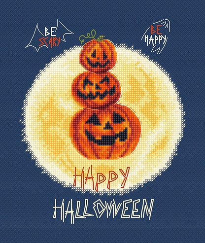 Pumpkin's Party Counted Cross Stitch Kit by Letistitch Leti997