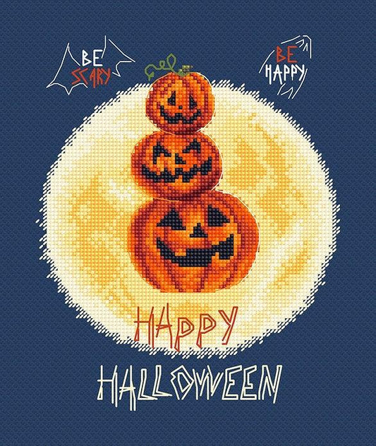 Pumpkin's Party Counted Cross Stitch Kit by Letistitch Leti997-0