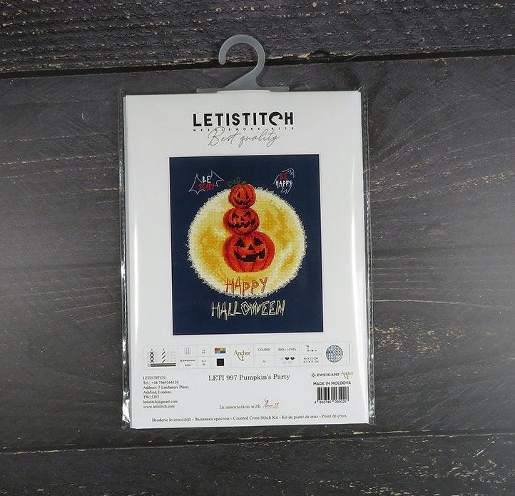 Pumpkin's Party Counted Cross Stitch Kit by Letistitch Leti997