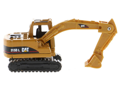 CAT Caterpillar 315D L Excavator Yellow "Micro-Constructor" Series Diecast Model by Diecast Masters by Diecast Masters
