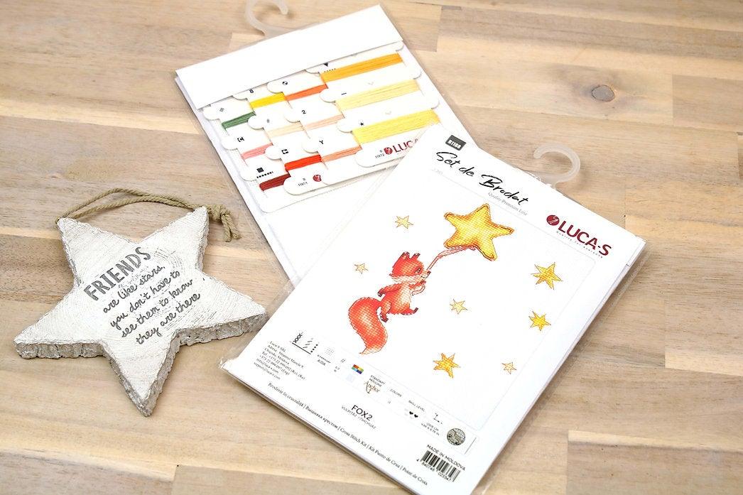Fox 2 Counted Cross-Stitch Kit by Luca-S B1188L