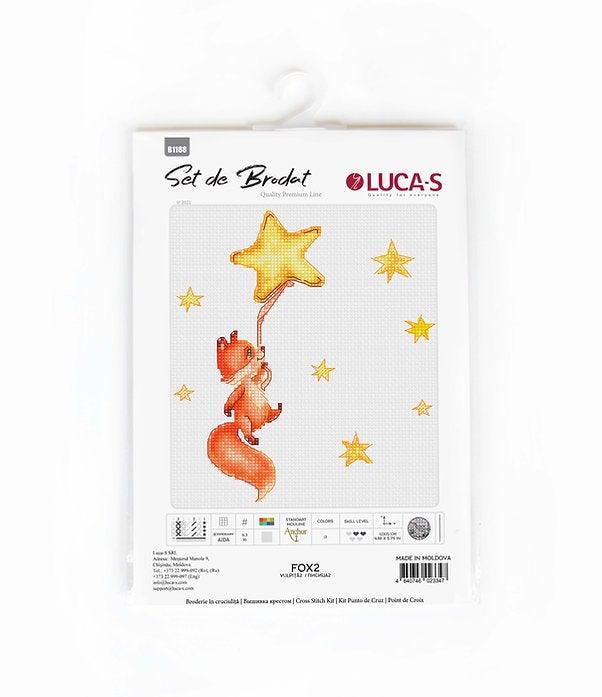Fox 2 Counted Cross-Stitch Kit by Luca-S B1188L
