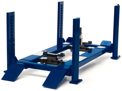 Adjustable Four Post Lift Blue for 1/18 Scale Diecast Model Cars by Greenlight by Greenlight