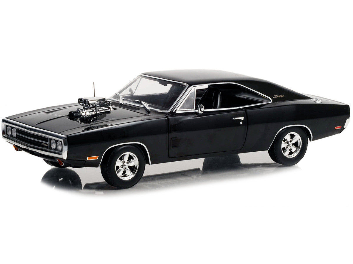 1970 Dodge Charger with Blown Engine Black "Artisan Collection" Series 1/18 Diecast Model Car by Greenlight by Greenlight