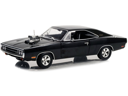 1970 Dodge Charger with Blown Engine Black "Artisan Collection" Series 1/18 Diecast Model Car by Greenlight by Greenlight