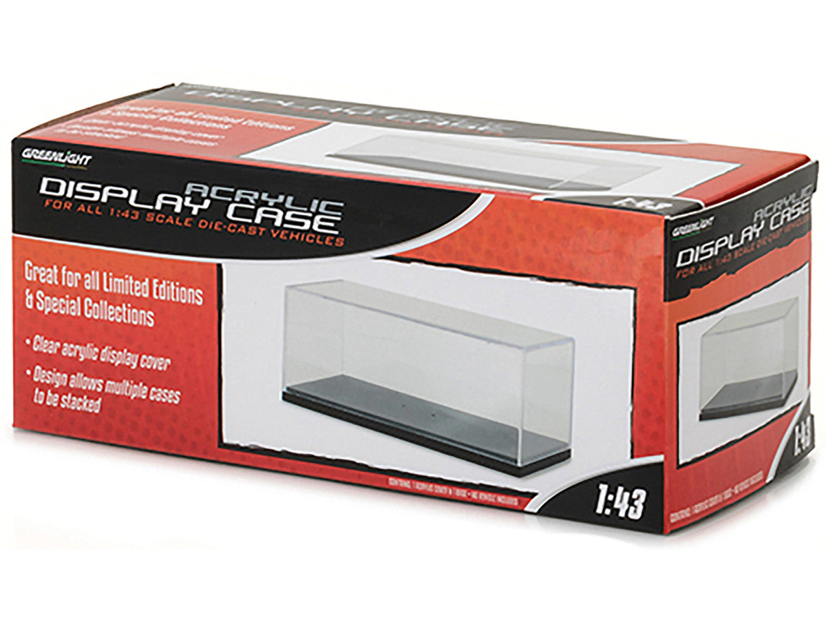 Acrylic Display Show Case with Plastic Base for 1/43 Scale Model Cars by Greenlight by Greenlight