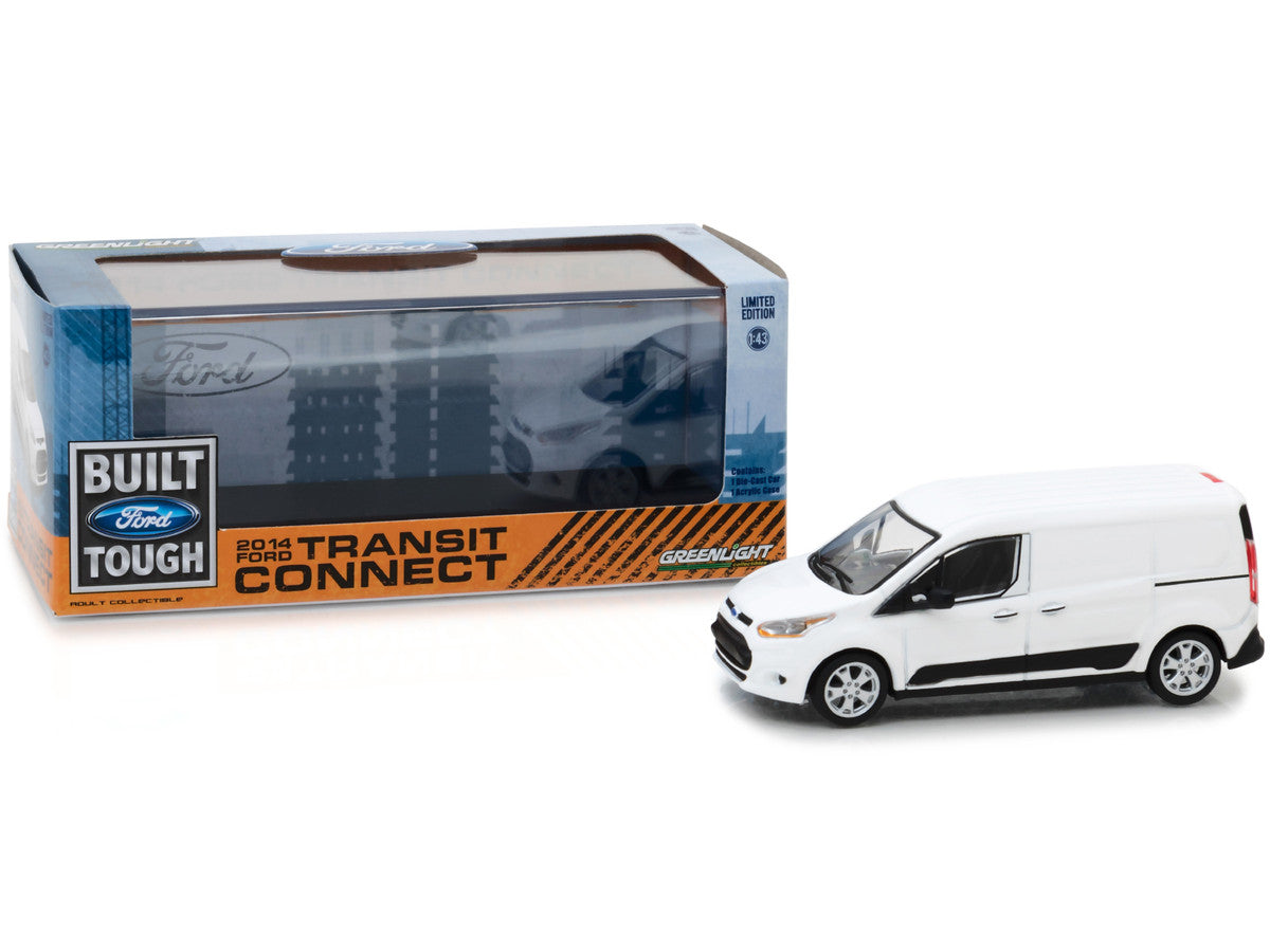 2014 Ford Transit Connect (V408) Van White 1/43 Diecast Model by Greenlight by Greenlight