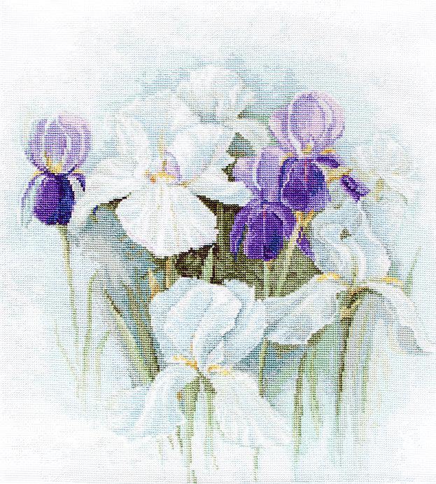 Irises Counted Cross-Stitch Kit by Luca-S B2367L