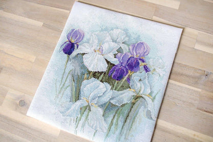 Irises Counted Cross-Stitch Kit by Luca-S B2367L