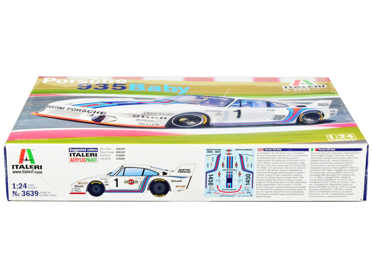 Skill 3 Model Kit Porsche 935 Baby 1/24 Scale Model by Italeri by Italeri