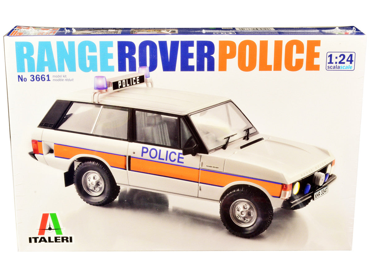 Skill 3 Model Kit Land Rover Range Rover Police 1/24 Scale Model by Italeri by Italeri