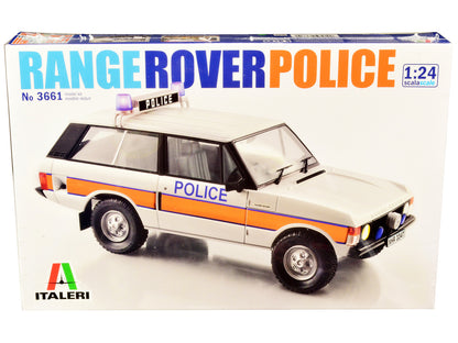 Skill 3 Model Kit Land Rover Range Rover Police 1/24 Scale Model by Italeri by Italeri