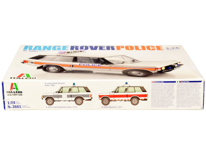 Skill 3 Model Kit Land Rover Range Rover Police 1/24 Scale Model by Italeri by Italeri