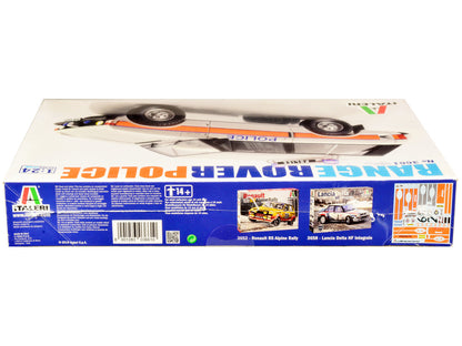 Skill 3 Model Kit Land Rover Range Rover Police 1/24 Scale Model by Italeri by Italeri