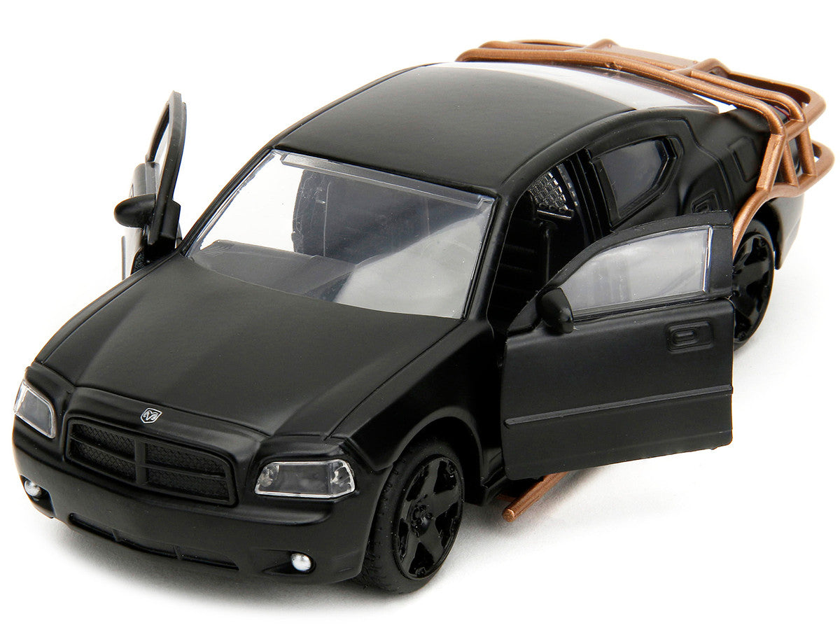 2006 Dodge Charger Matt Black with Outer Cage "Fast & Furious" Series 1/32 Diecast Model Car by Jada by Jada