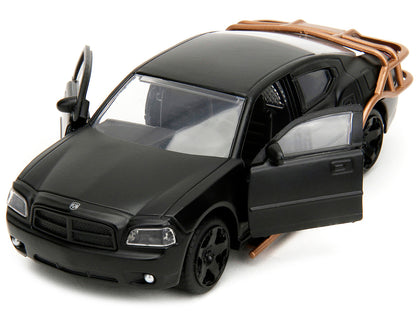 2006 Dodge Charger Matt Black with Outer Cage "Fast & Furious" Series 1/32 Diecast Model Car by Jada by Jada