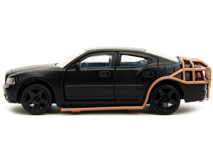 2006 Dodge Charger Matt Black with Outer Cage "Fast & Furious" Series 1/32 Diecast Model Car by Jada by Jada