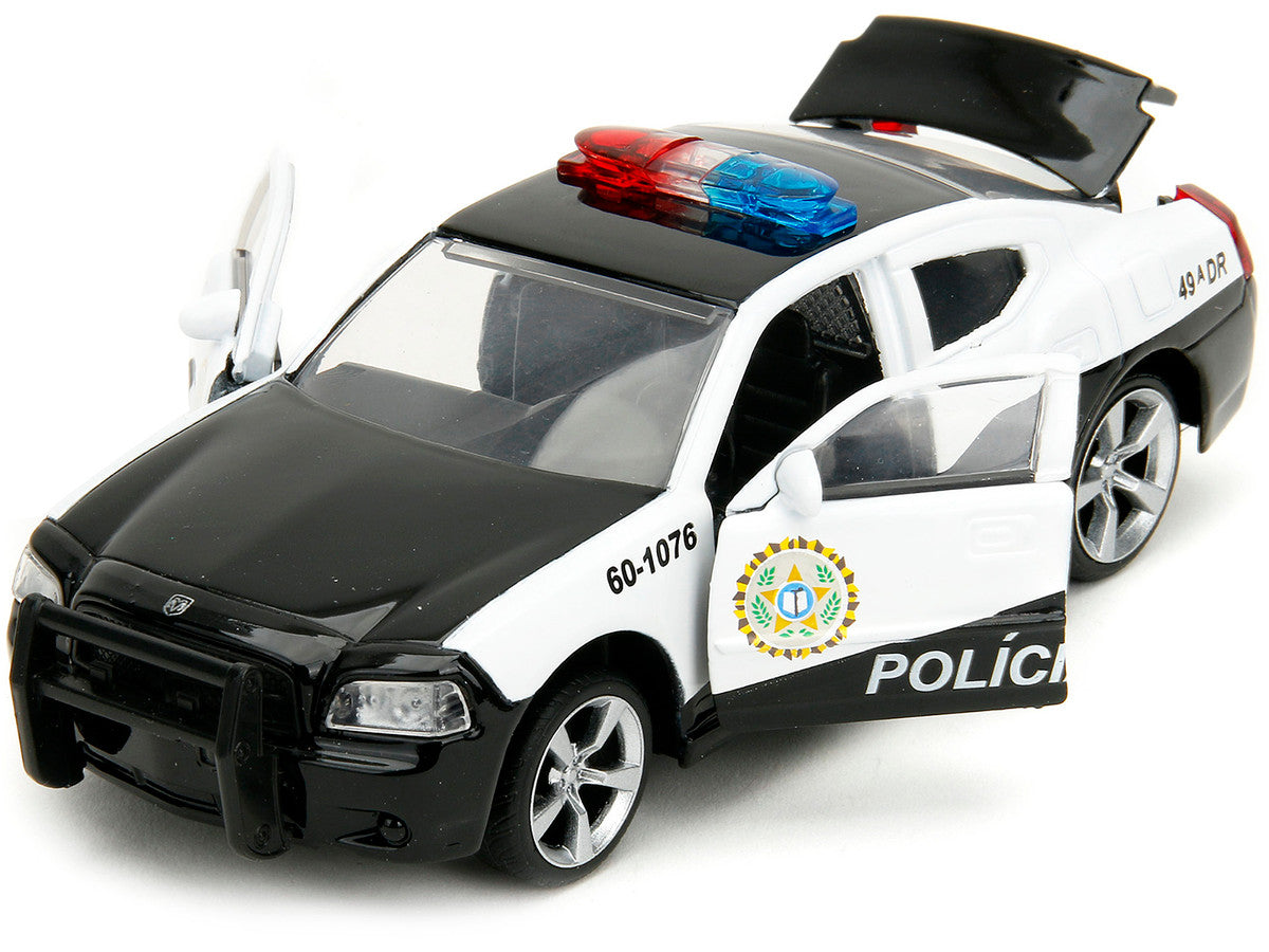 2006 Dodge Charger Police Black and White "Policia Civil" "Fast & Furious" Series 1/32 Diecast Model Car by Jada by Jada