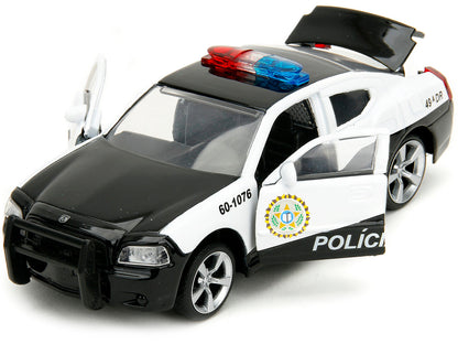 2006 Dodge Charger Police Black and White "Policia Civil" "Fast & Furious" Series 1/32 Diecast Model Car by Jada by Jada