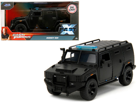 Agency SUV Matt Black "Fast X" (2023) Movie "Fast & Furious" Series 1/32 Diecast Model Car by Jada by Jada