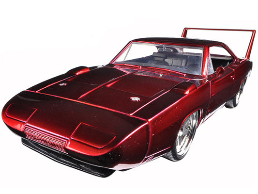 1969 Dodge Charger Daytona Red "Fast & Furious 7" (2015) Movie 1/24 Diecast Model Car by Jada by Jada