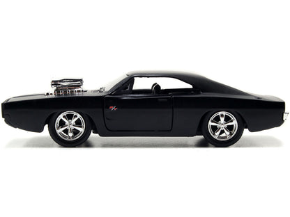 Dom's Dodge Charger R/T Matt Black "Fast & Furious" Movie 1/32 Diecast Model Car by Jada by Jada