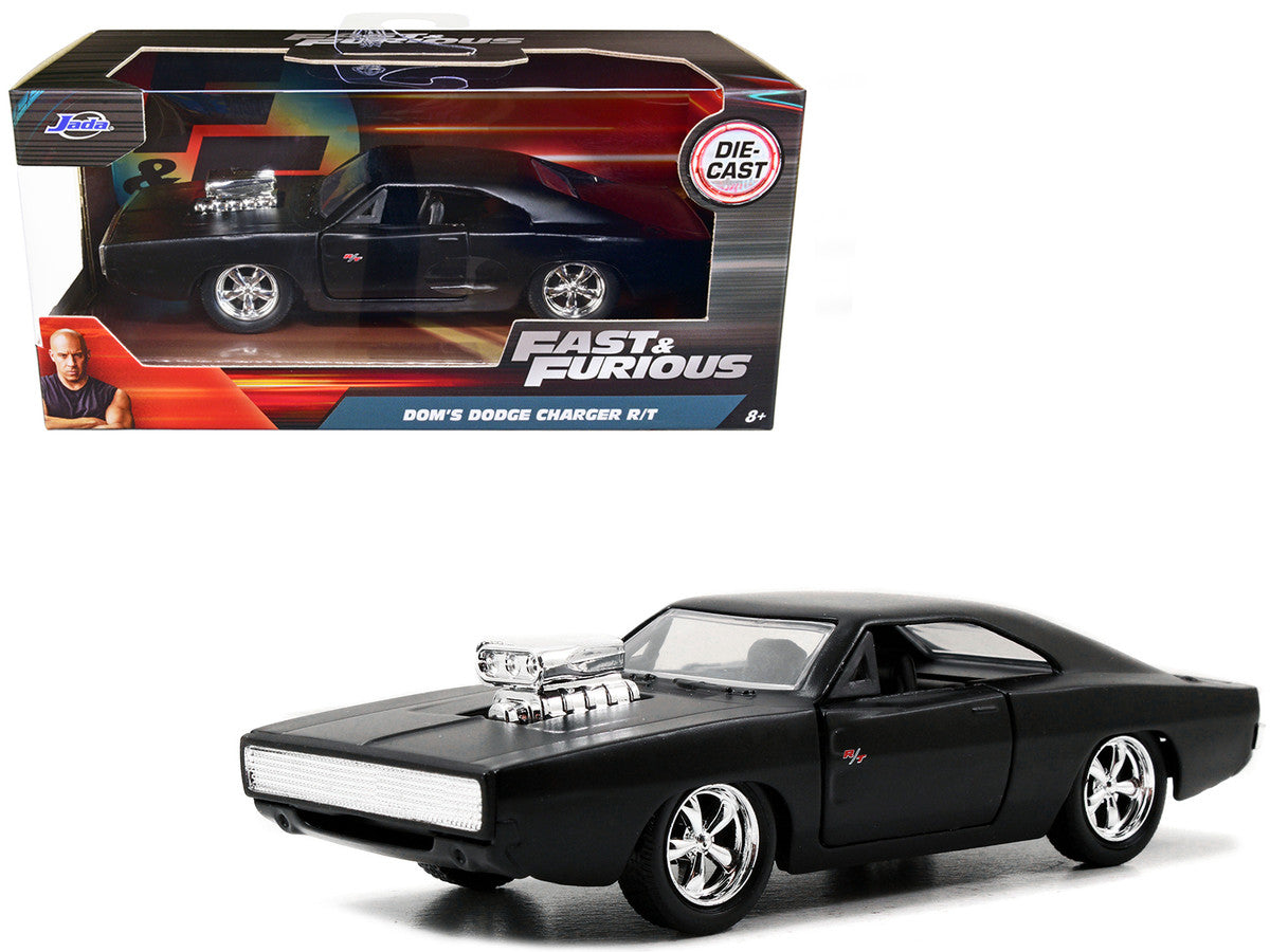 Dom's Dodge Charger R/T Matt Black "Fast & Furious" Movie 1/32 Diecast Model Car by Jada by Jada