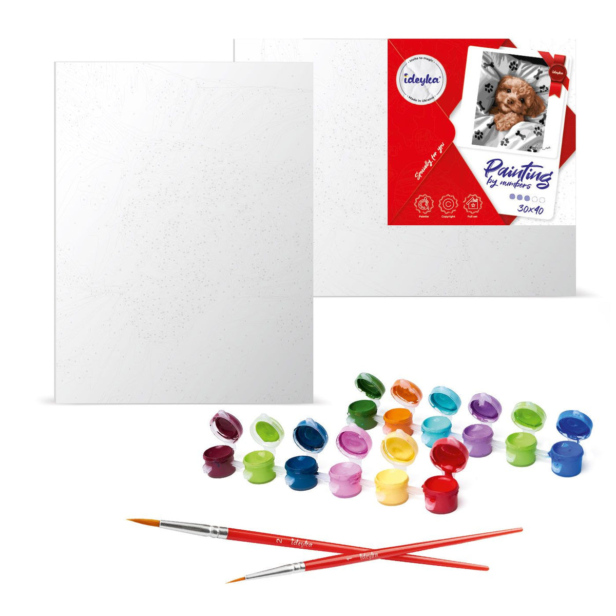 Star Kitten Painting by Numbers Kit by Ideyka KHO6646