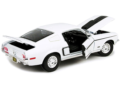 1968 Ford Mustang CJ Cobra Jet White 1/18 Diecast Model Car by Maisto by Maisto