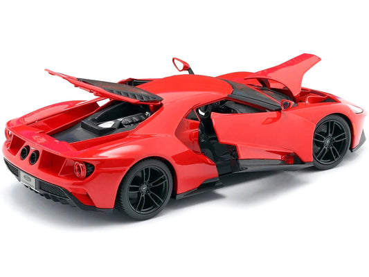 2017 Ford GT Red with Black Wheels "Special Edition" 1/18 Diecast Model Car by Maisto by Maisto