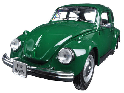 1973 Volkswagen Beetle Green 1/24 Diecast Model Car by Maisto by Maisto