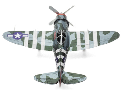 Model Kit Republic P-47 Thunderbolt Fighter Aircraft "The Jug" United States Army Air Forces (Moderate Difficulty) Steel Model by Metal Earth by Metal Earth
