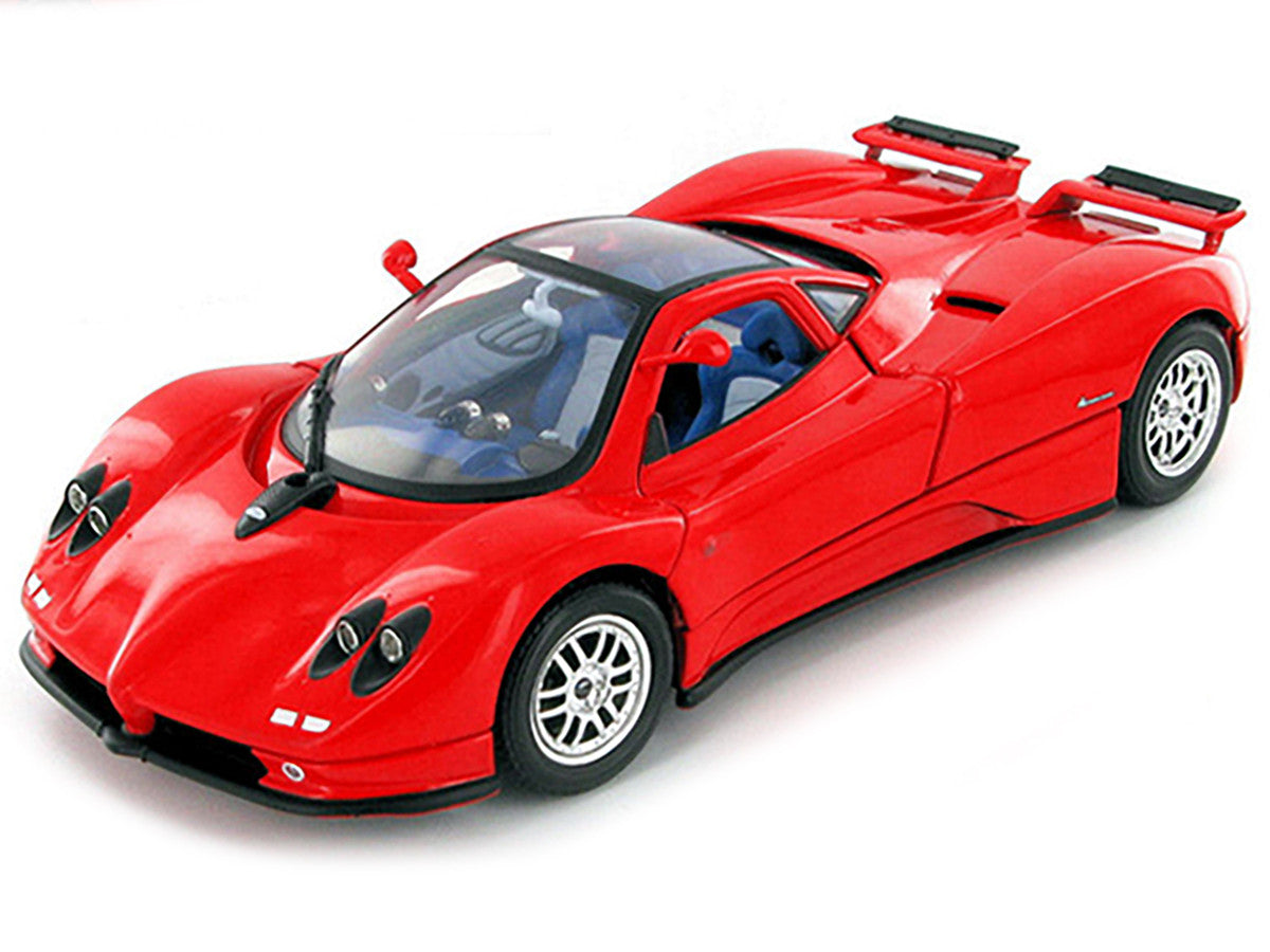 Pagani Zonda C12 Red 1/18 Diecast Model Car by Motormax by Motormax
