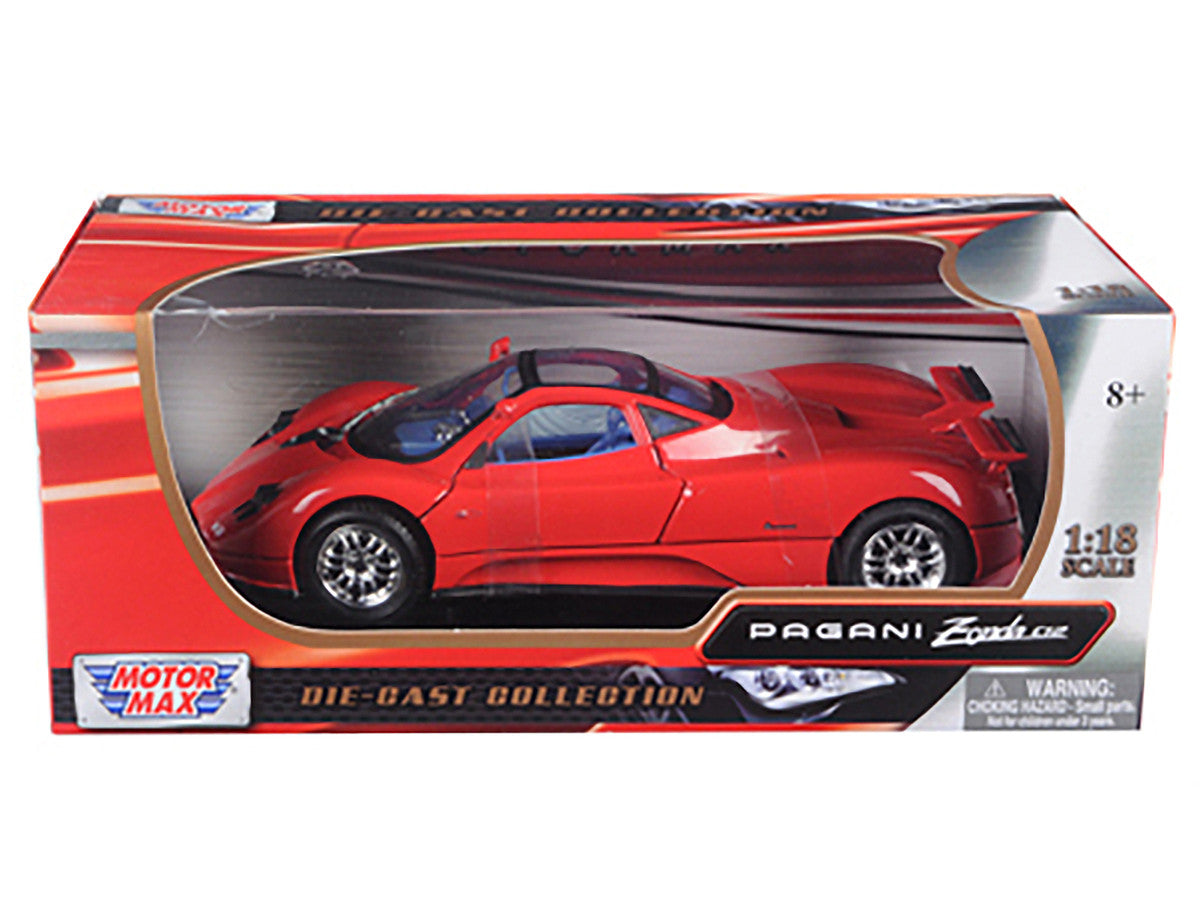 Pagani Zonda C12 Red 1/18 Diecast Model Car by Motormax by Motormax
