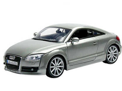 2007 Audi TT Coupe Grey 1/18 Diecast Car Model by Motormax by Motormax