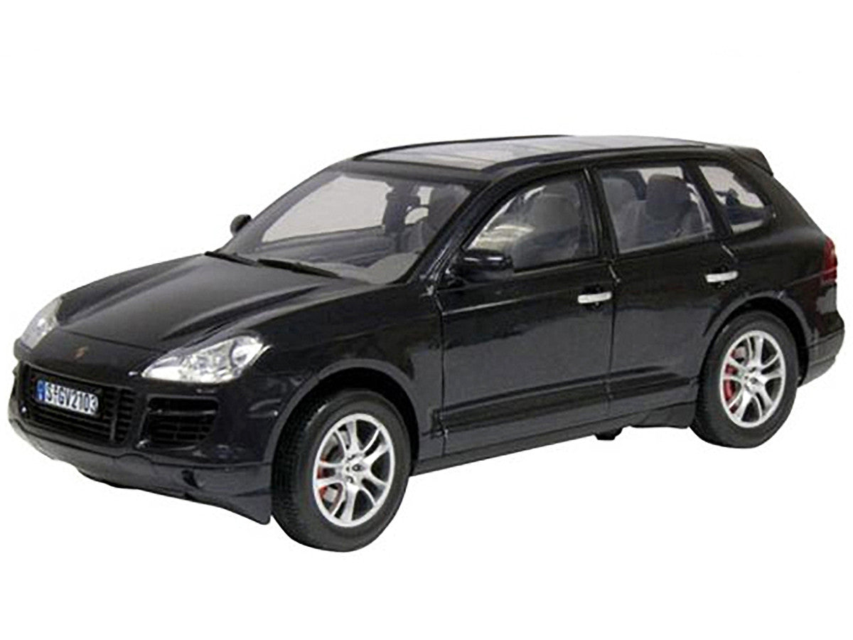 2008 Porsche Cayenne Turbo Metallic Black 1/18 Diecast Model Car by Motormax by Motormax