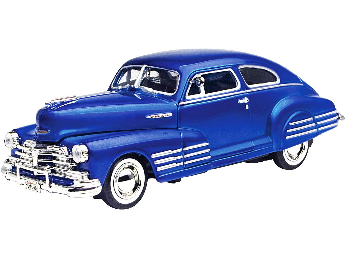 1948 Chevrolet Aerosedan Fleetline Blue 1/24 Diecast Model Car by Motormax by Motormax
