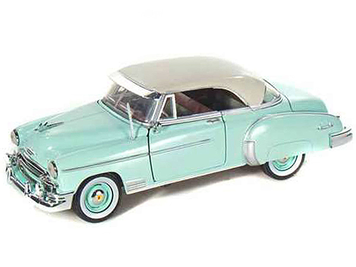 1950 Chevrolet Bel Air Green with Cream Top 1/24 Diecast Model Car by Motormax by Motormax