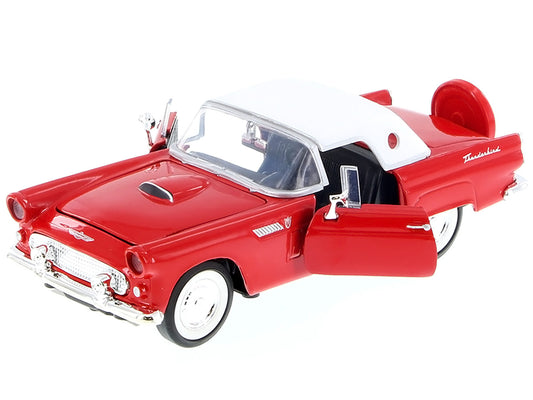 1956 Ford Thunderbird Red 1/24 Diecast Car Model by Motormax by Motormax