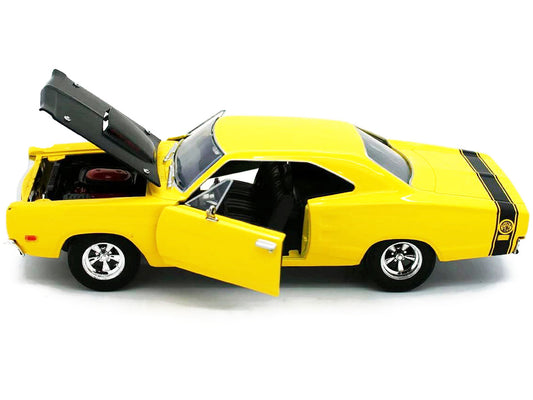 1969 Dodge Coronet Super Bee Yellow 1/24 Diecast Car Model by Motormax by Motormax
