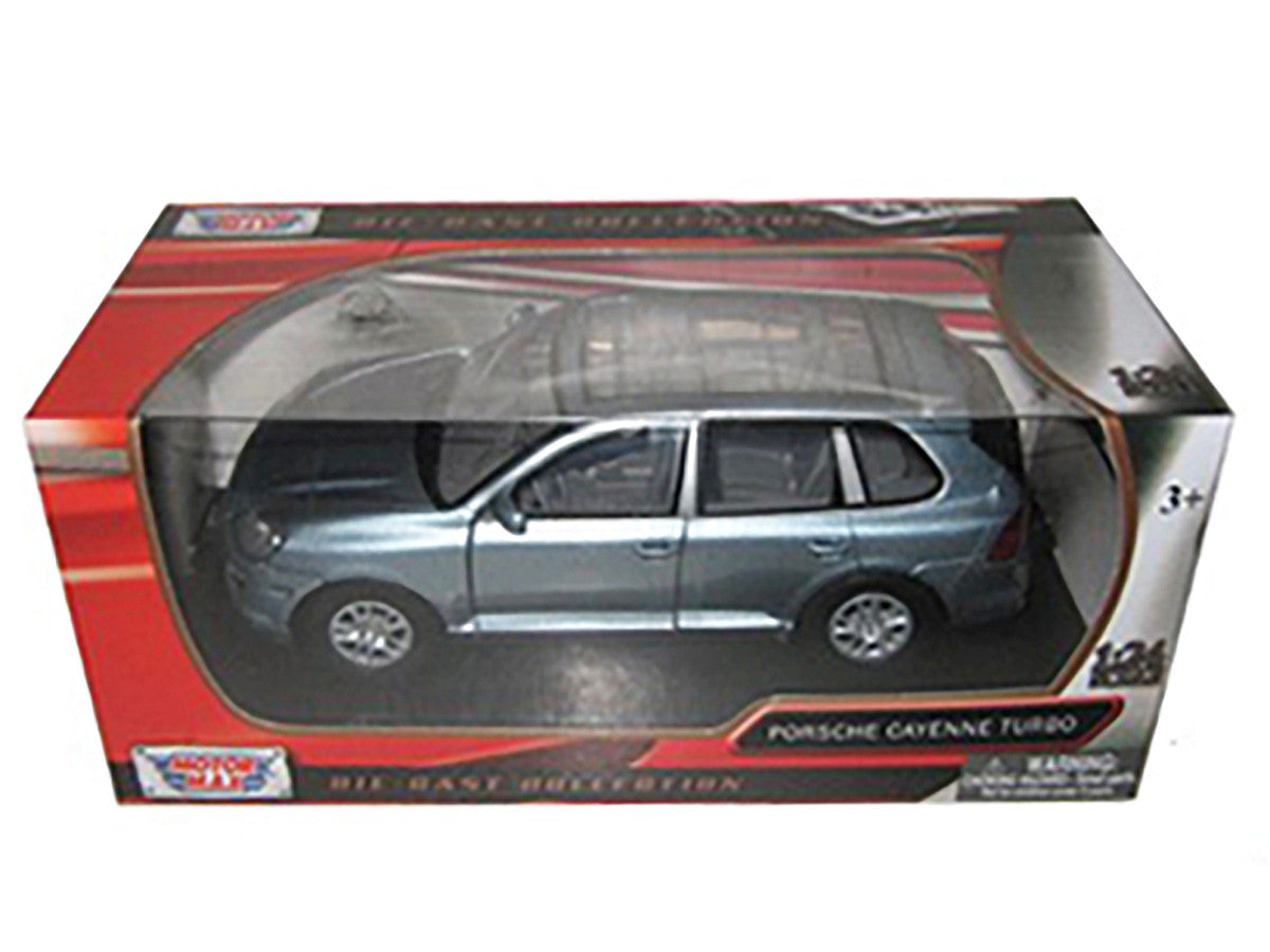 Porsche Cayenne Turbo Grey 1/24 Diecast Car Model by Motormax by Motormax