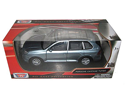 Porsche Cayenne Turbo Grey 1/24 Diecast Car Model by Motormax by Motormax