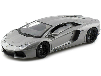 Lamborghini Aventador LP700-4 Gray Metallic 1/18 Diecast Model Car by Motormax by Motormax