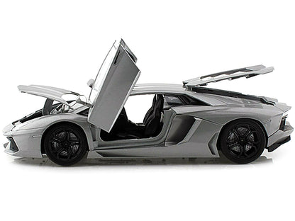 Lamborghini Aventador LP700-4 Gray Metallic 1/18 Diecast Model Car by Motormax by Motormax