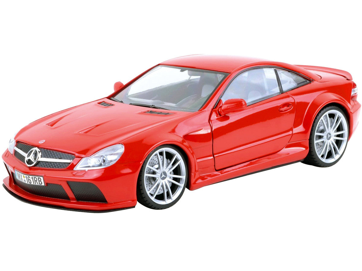 Mercedes SL65 AMG Black Series (R230) Red 1/18 Diecast Model Car by Motormax by Motormax