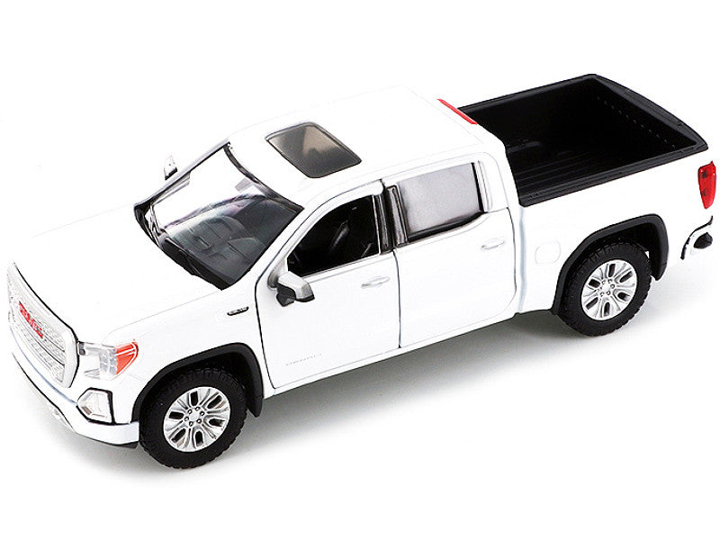2019 GMC Sierra 1500 Denali Crew Cab Pickup Truck with Sunroof White "Timeless Legends" Series 1/24-1/27 Diecast Model Car by Motormax by Motormax